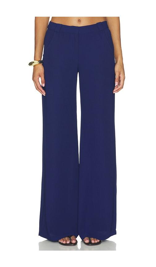 amanda uprichard saddler pants in navy. - size l (also in m, s, xl, xs)