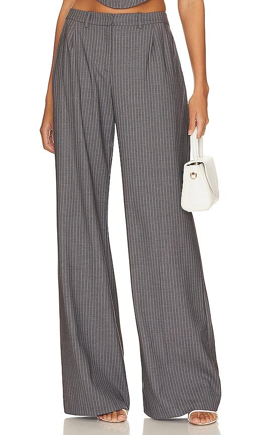 amanda uprichard slater pants in grey. - size l (also in s, xs, m, xl)