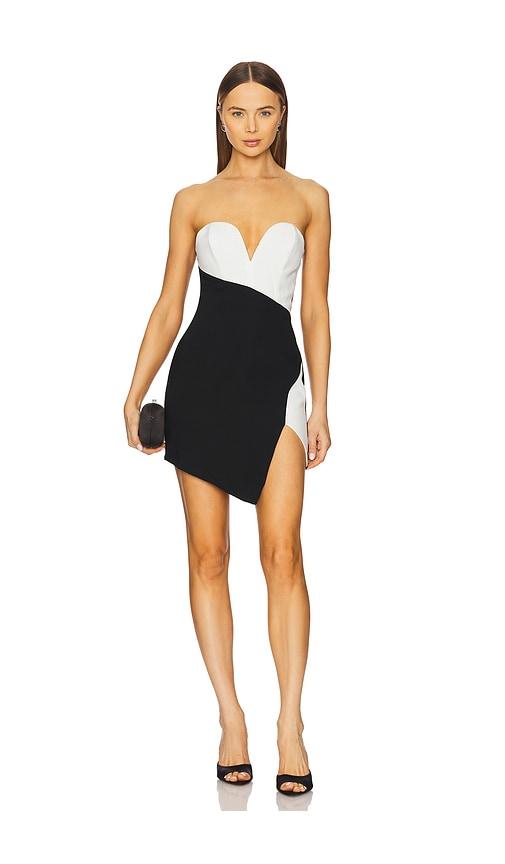 amanda uprichard soiree mini dress in black. - size s (also in xs)