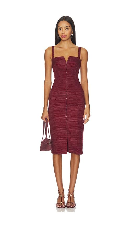 amanda uprichard tisha dress in red. - size s (also in xs, xl)