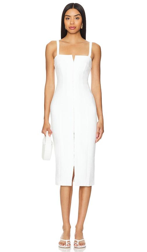amanda uprichard tisha dress in white. - size s (also in xs)