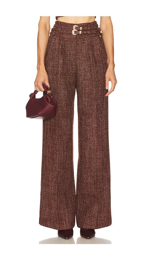 amanda uprichard x revolve blythe pants in brown. - size l (also in xs, s, m, xl)