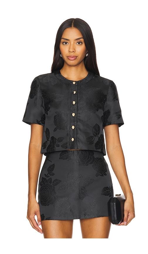 amanda uprichard x revolve braswell top in black. - size s (also in xs)