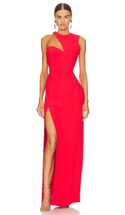 amanda uprichard x revolve gilda gown in red. - size m (also in s, xs)