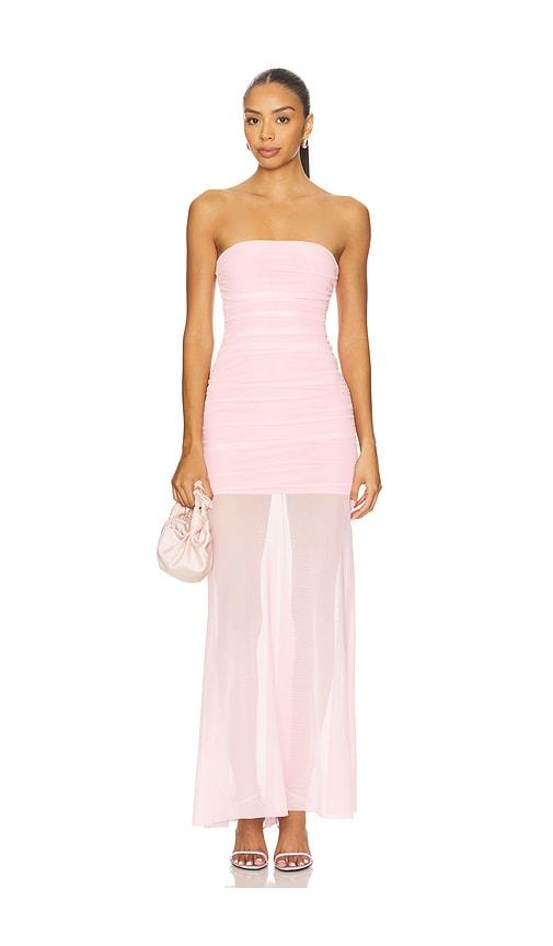 amanda uprichard x revolve leo dress in pink. - size l (also in xs, s, m, xl)