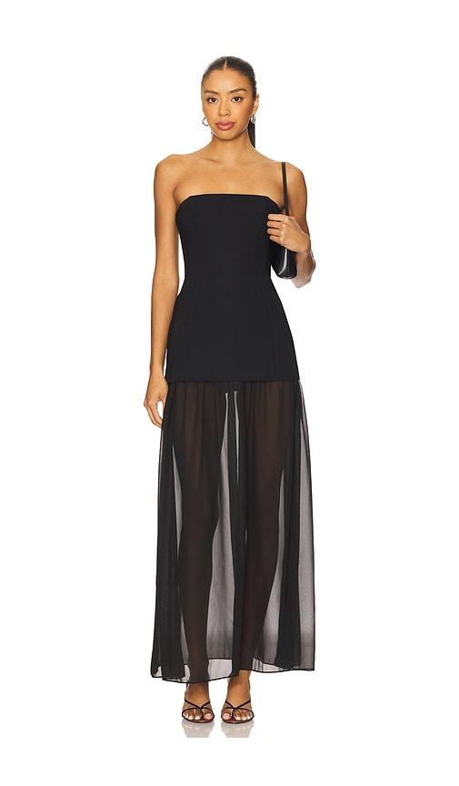 amanda uprichard x revolve linda dress in black. - size m (also in s, xl)