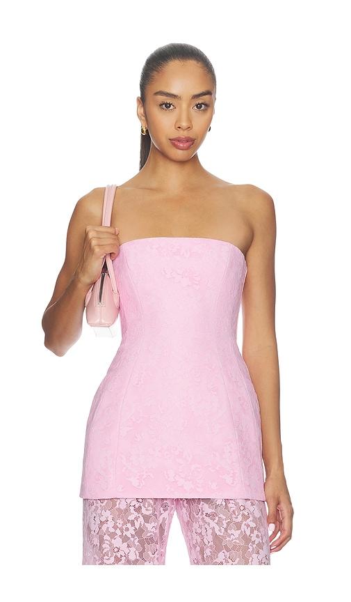 amanda uprichard x revolve linda tunic in pink. - size l (also in xs, s, m, xl)