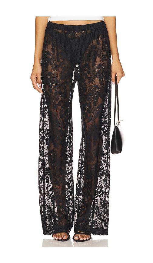 amanda uprichard x revolve mariko pants in black. - size l (also in xs, s, m, xl)