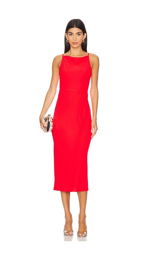 amanda uprichard x revolve shaelyn dress in red. - size m (also in xs)