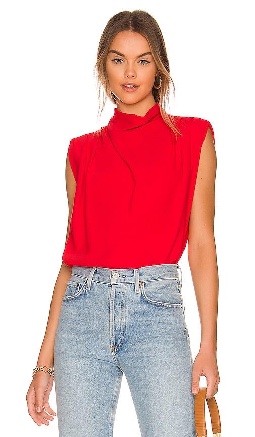 amanda uprichard x revolve sleeveless fabienne top in red. - size l (also in xs, s, m, xl)