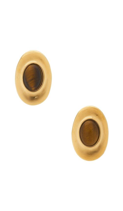 amber sceats bisbee earrings in brown.