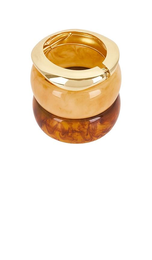 amber sceats natadola bracelet set in brown.