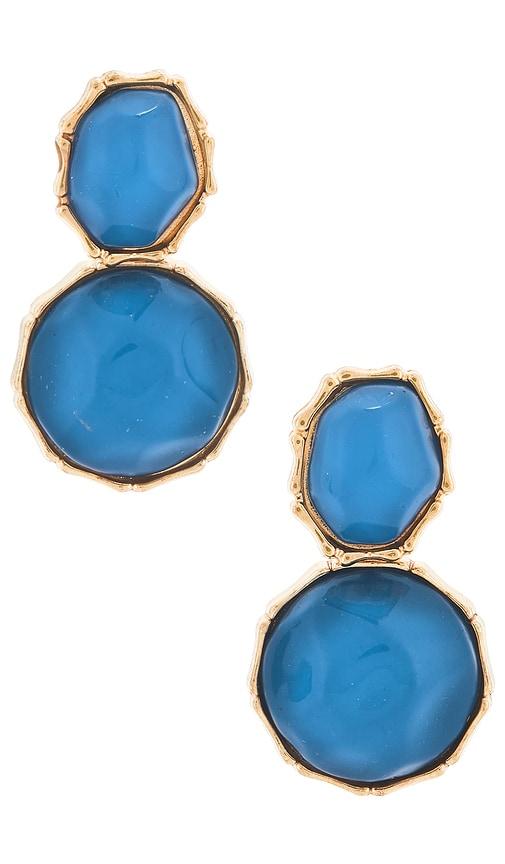amber sceats prague earrings in blue.