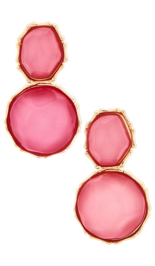 amber sceats prague earrings in pink.