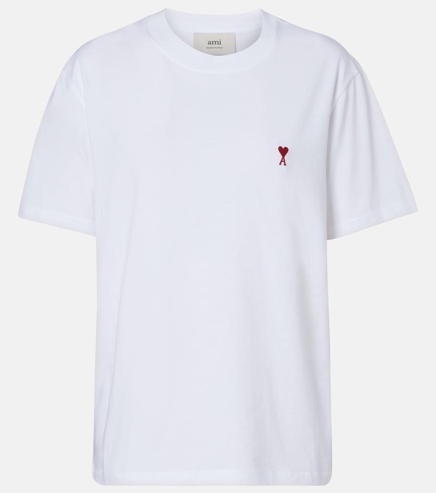 ami paris ami de caur cotton jersey t-shirt