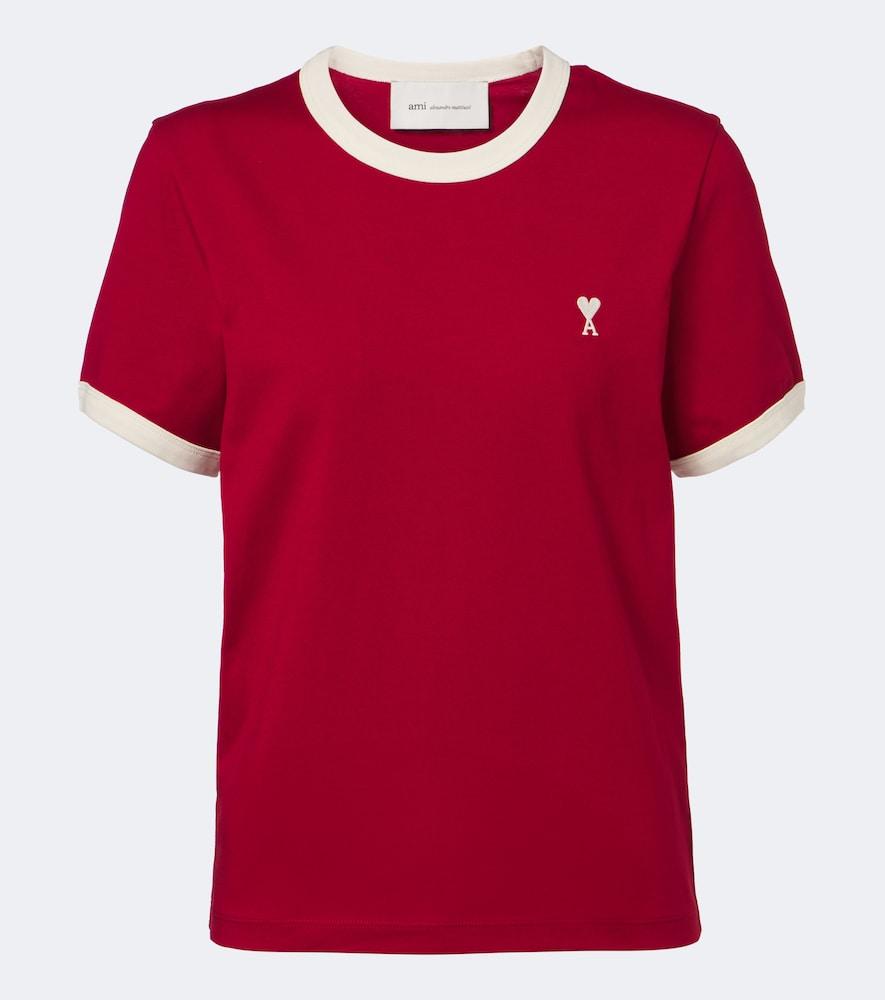 ami paris ami de caur cotton jersey t-shirt