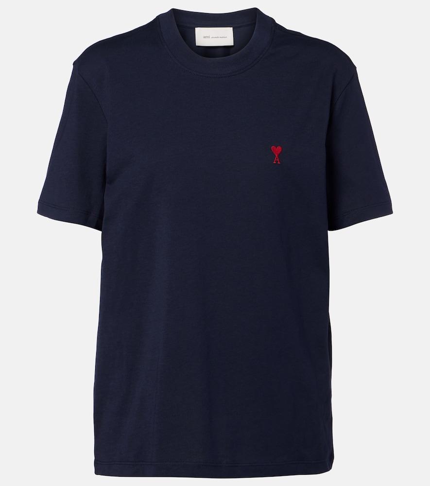 ami paris ami de caur cotton jersey t-shirt