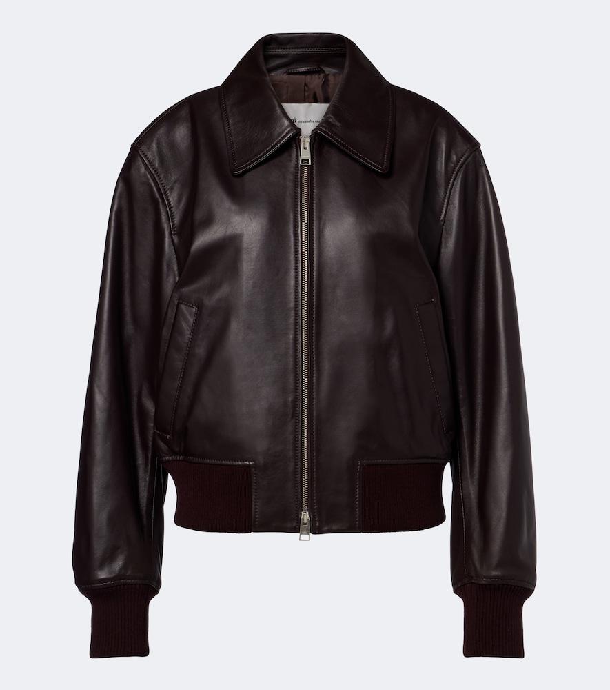 ami paris leather jacket