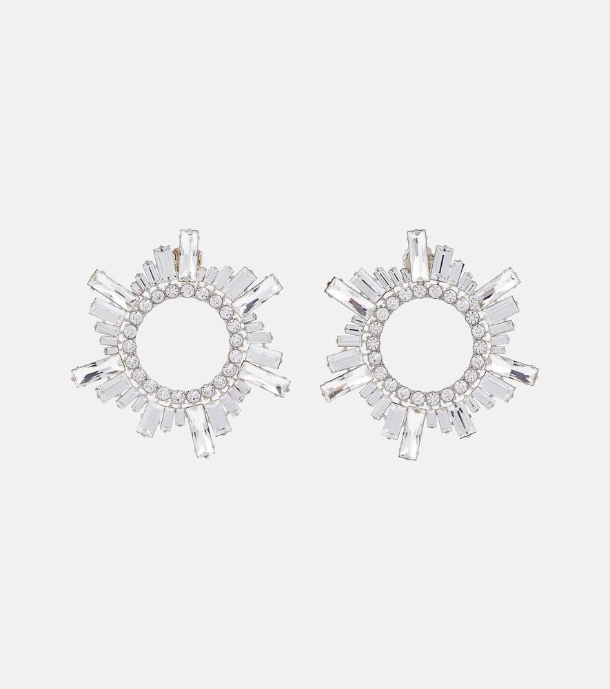 amina muaddi begum crystal-embellished earrings