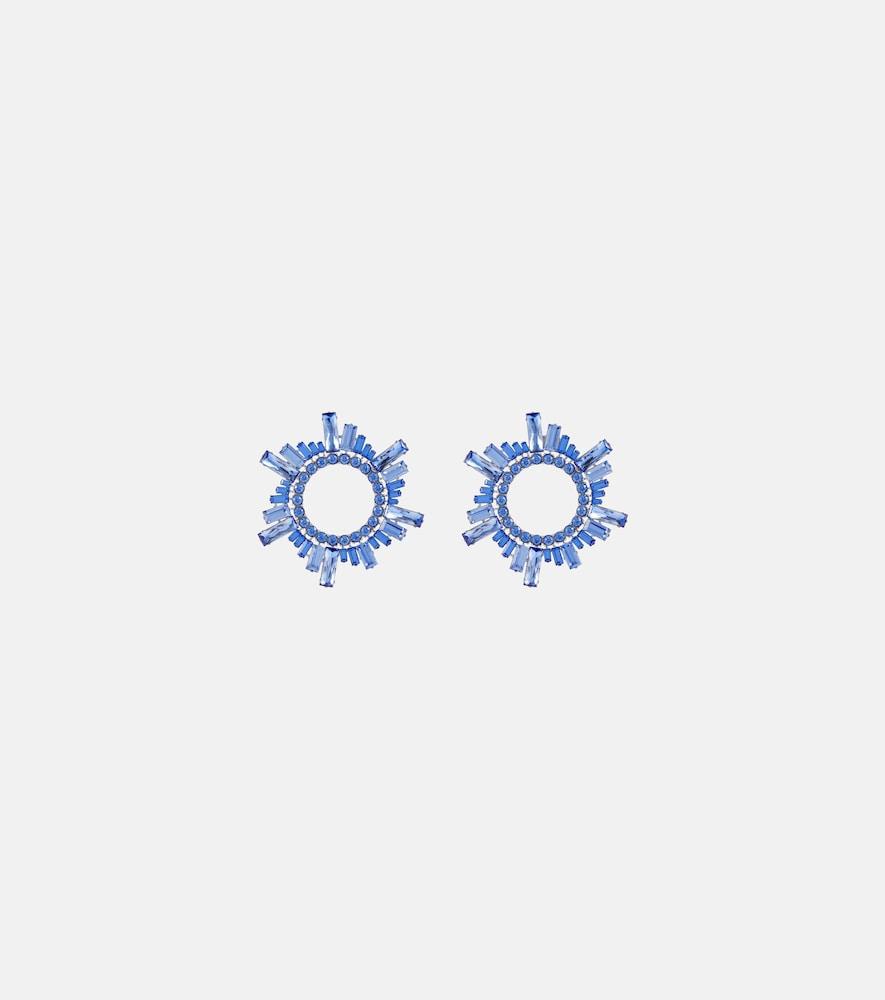 amina muaddi begum crystal-embellished earrings