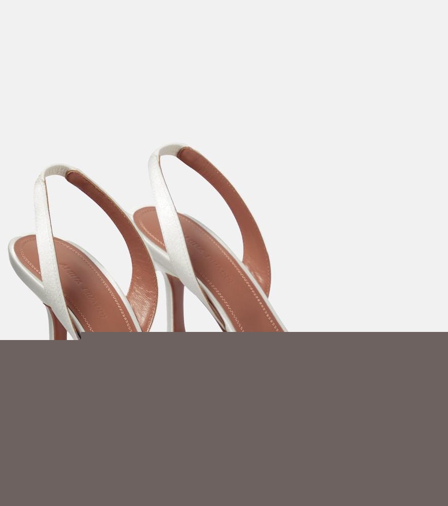 amina muaddi begum satin slingback pumps