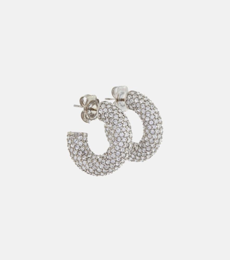 amina muaddi cameron mini embellished earrings