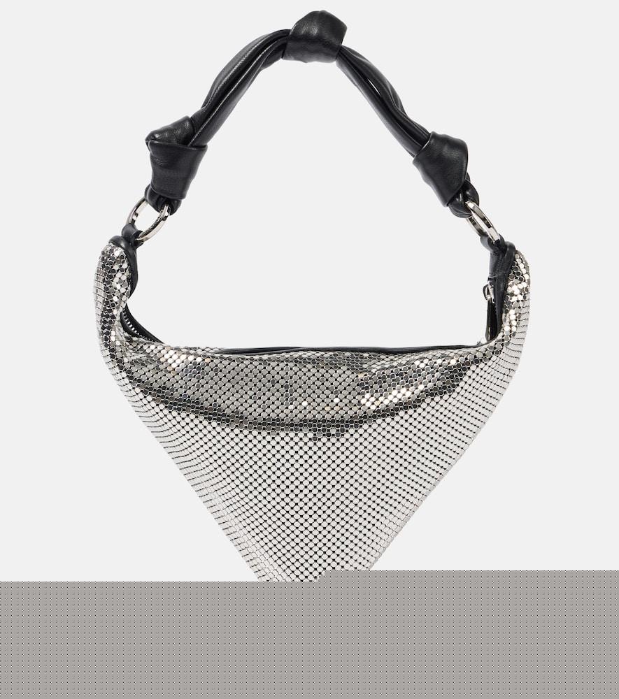 amina muaddi cameron mini leather shoulder bag
