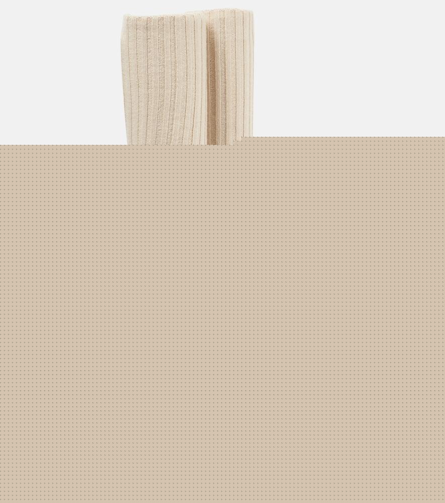 amina muaddi veneda 95 knee-high sock boots