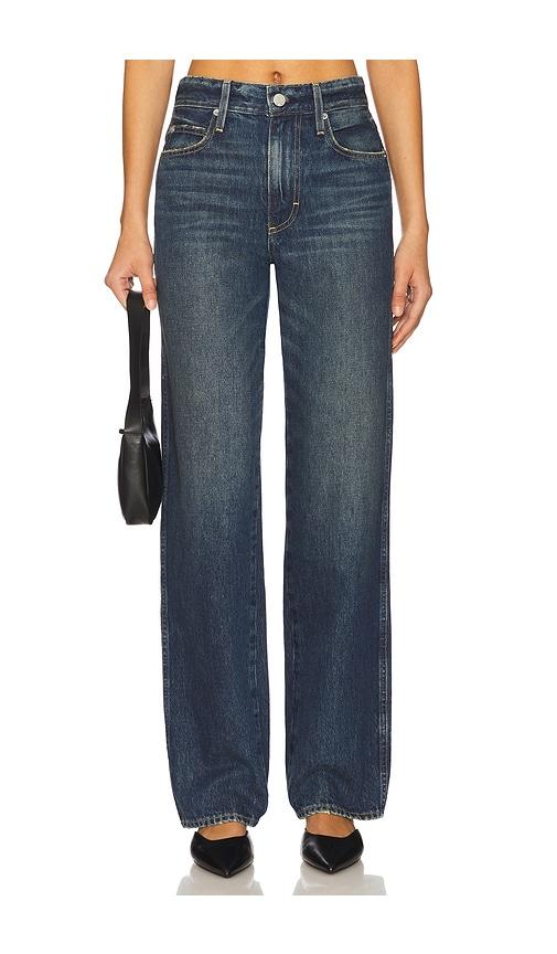 amo denim annette straight jeans in blue. - size 23 (also in 25, 26, 31)