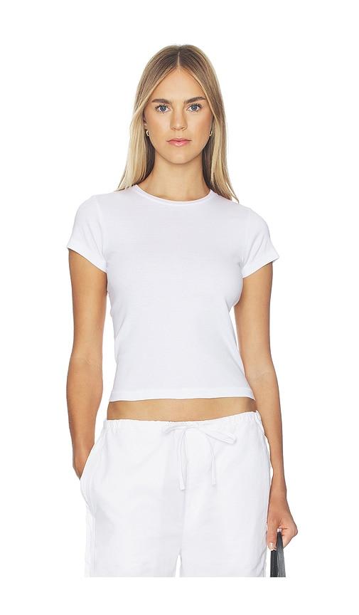 amo denim jade tee in white. - size m (also in s)