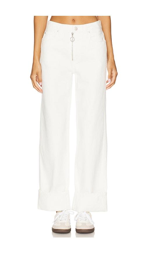 amo denim rosalind straight in white. - size 29 (also in 32)