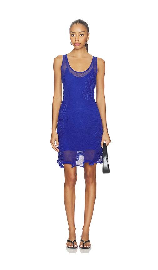 amur alemeda mini dress in royal. - size m (also in s)