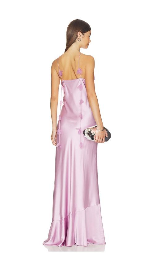 amur camila maxi dress in lavender. - size 0 (also in 10, 2, 4, 6, 8)