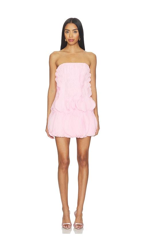 amur christine mini dress in pink. - size 00 (also in 10, 12, 2, 4, 6, 8)