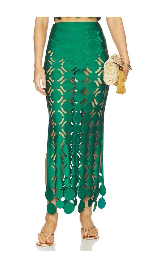 ancora bora skirt in green. - size m (also in s)