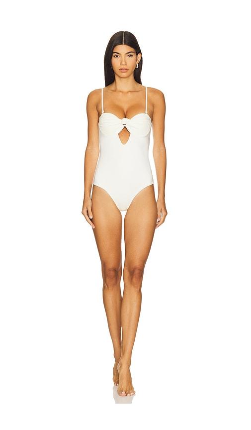 ancora kalon one piece swimsuit in ivory. - size s (also in xs)