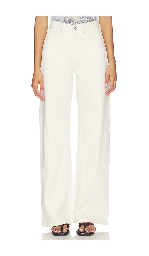 anine bing brie jeans in cream. - size 24 (also in 25, 26, 27, 28, 30)