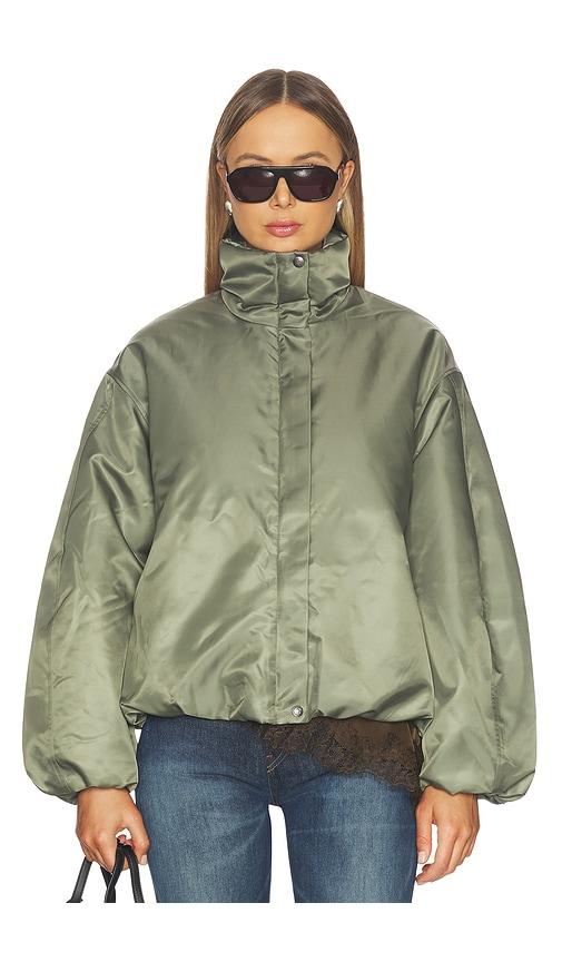 anine bing cyrus jacket in army. - size l (also in m)