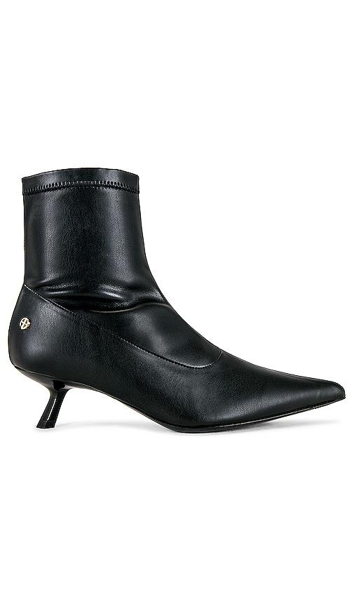 anine bing faux leather hilda boots in black. - size 36 (also in 37, 38, 39, 40, 41)