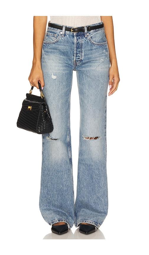 anine bing hugh wide leg in blue. - size 25 (also in 26, 27, 29)
