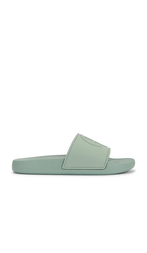 anine bing isla slides in green. - size 36 (also in 37, 38, 39)