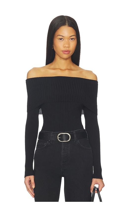 anine bing kira sweater in black. - size l (also in xs, s, m)