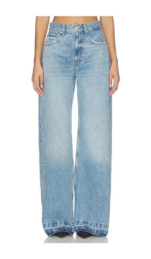 anine bing lewis jean in navy. - size 26 (also in 30)