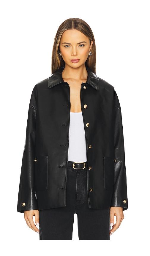 anine bing luca jacket in black. - size m (also in s)