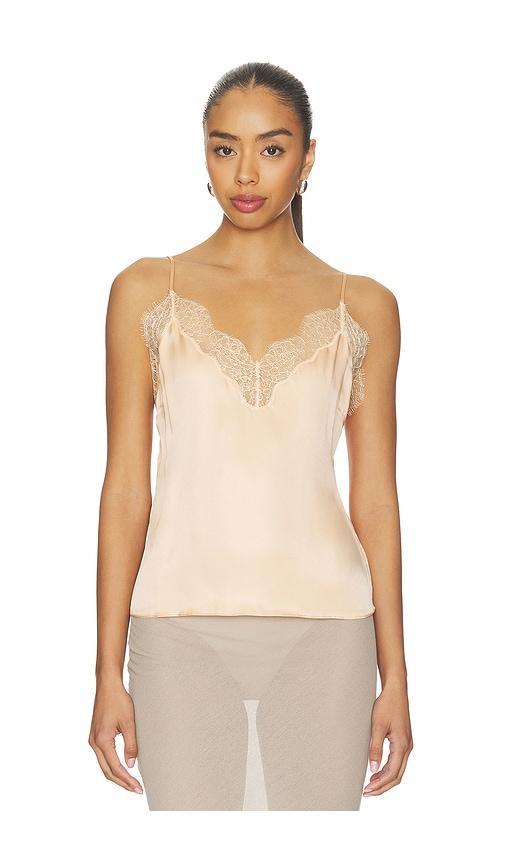 anine bing mael camisole in blush. - size l (also in xs, s, m)