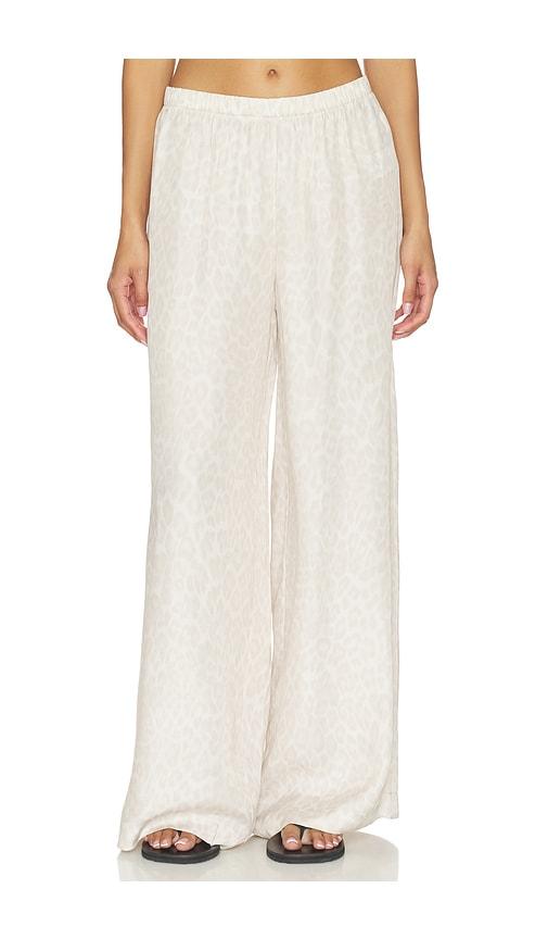 anine bing roslyn pant in neutral. - size s (also in xs)
