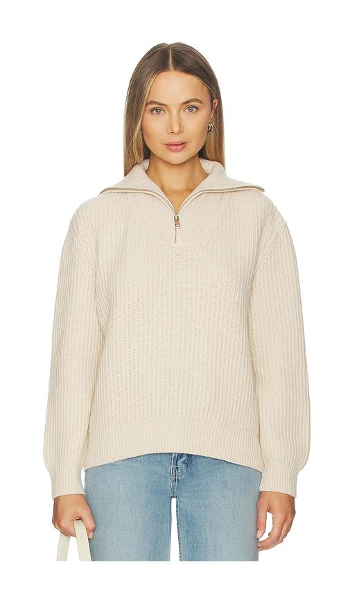 anine bing sammy sweater in beige. - size l (also in m)