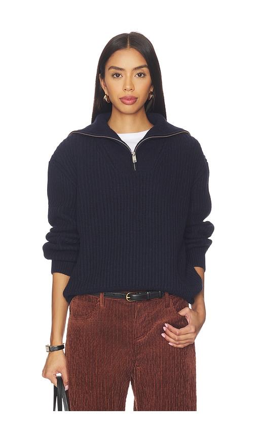 anine bing sammy sweater in navy. - size l (also in s, m)