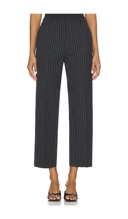 anine bing thomas trouser in black. - size 32 (also in 34, 36, 38, 40)