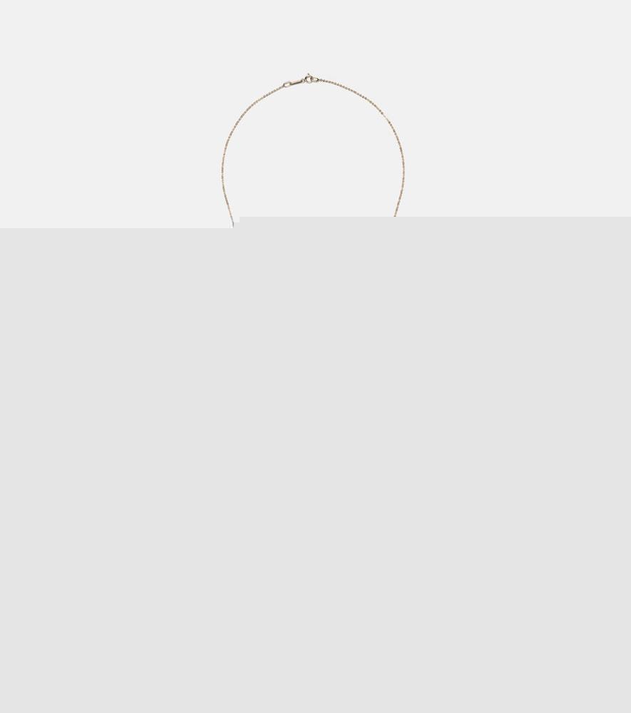 anita ko 18kt gold necklace with diamonds